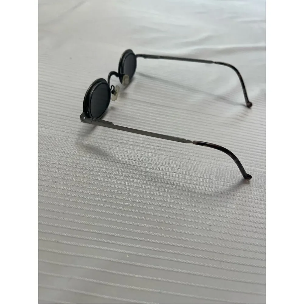 Hiromichi Nakano Oval Vintage Designer Sunglasses HN-307 37 31 140 Rare
